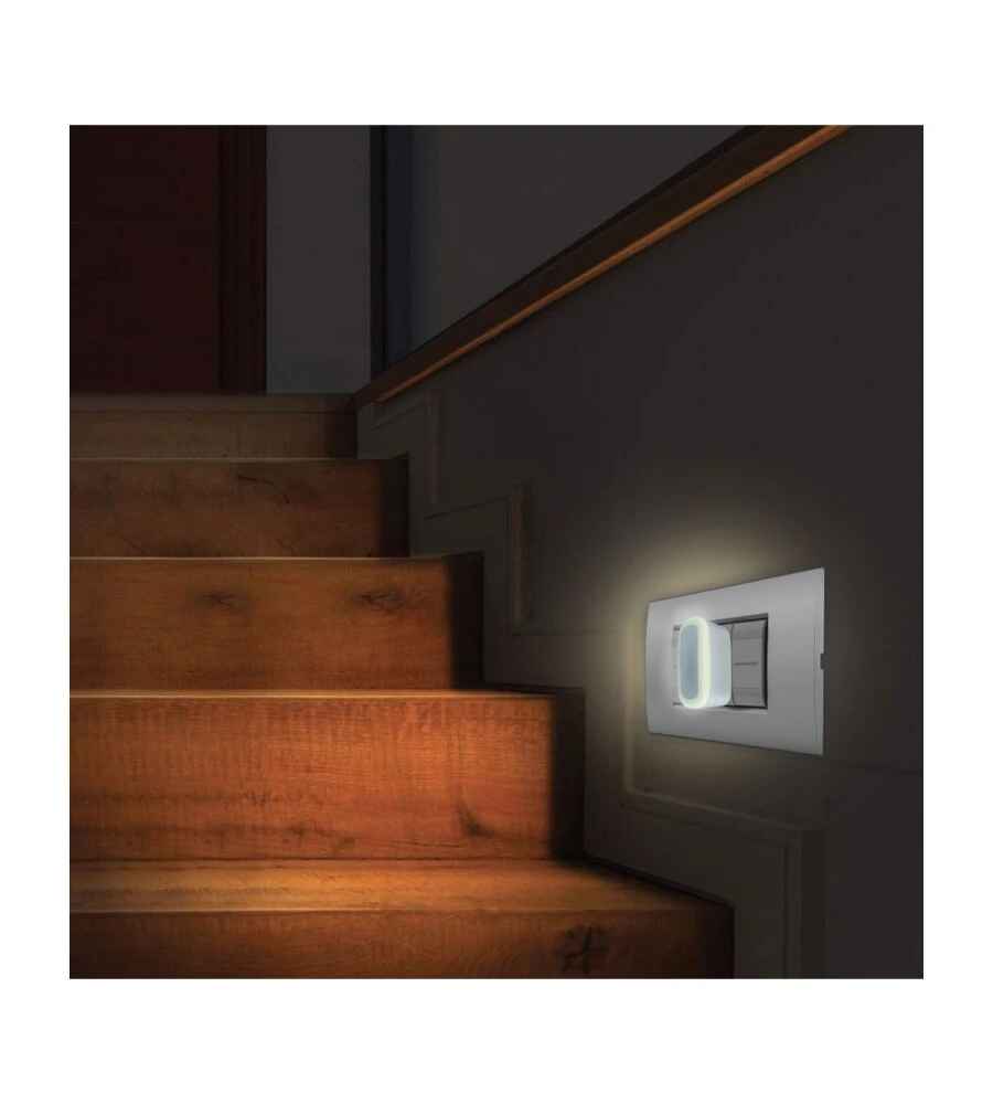 Punto luce led con interruttore on/off, bianco